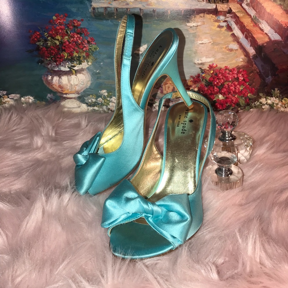 Kate Spade Tiffany Blue Heels